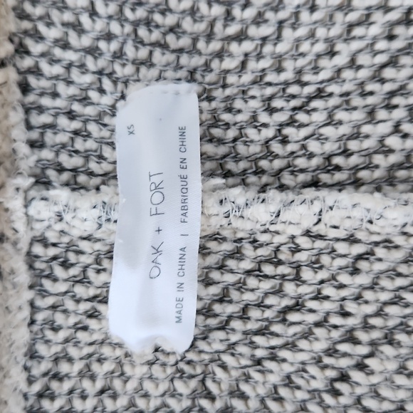 Oak + Fort Open Cardigan Sweater - Picture 2 of 6